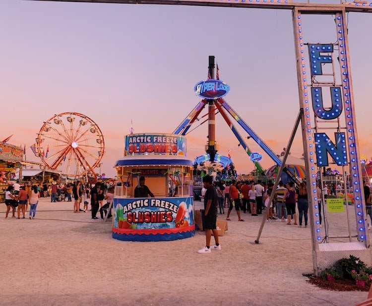 County Fair at Dusk